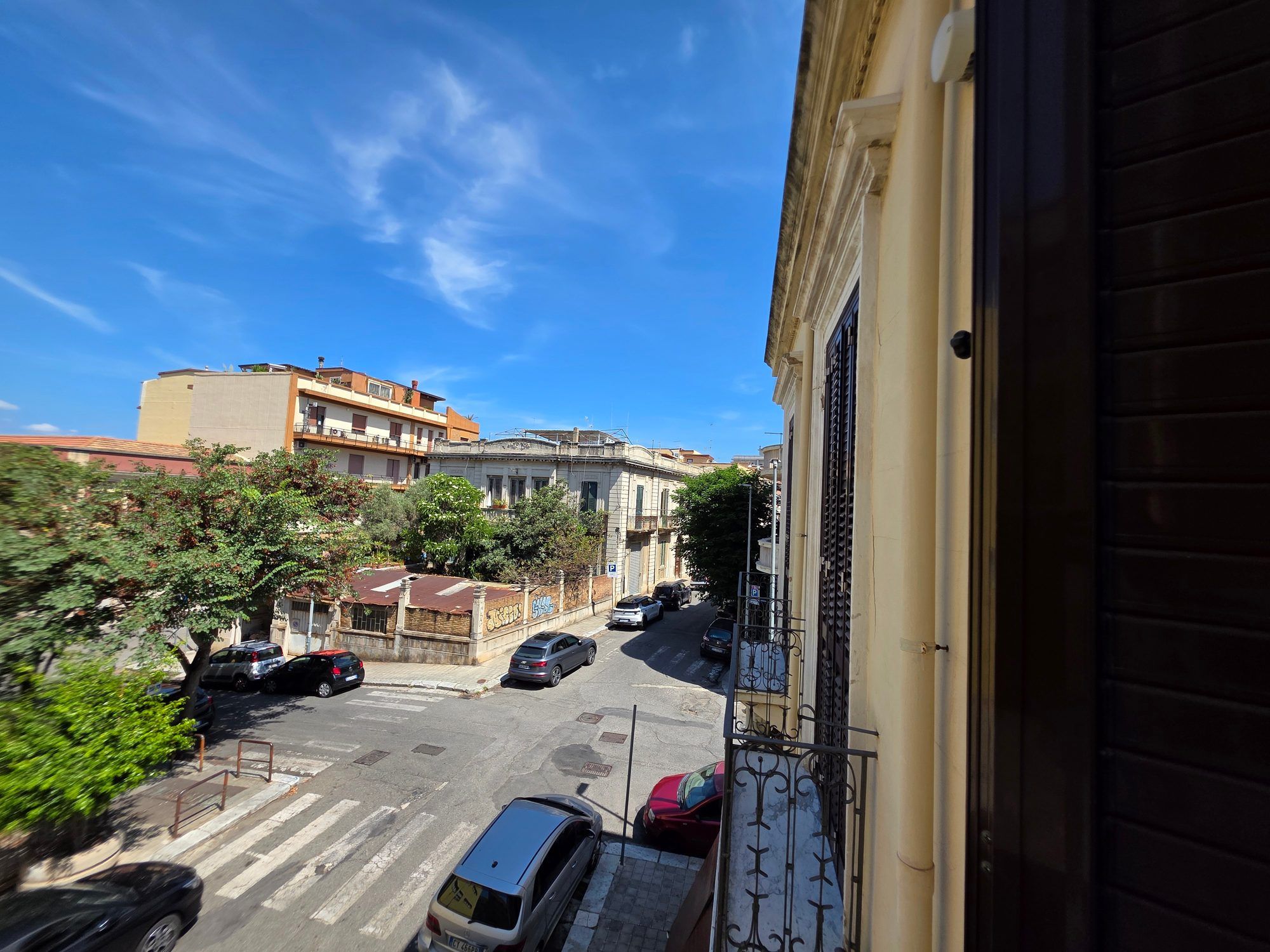Via degli Arconti vista dal balcone